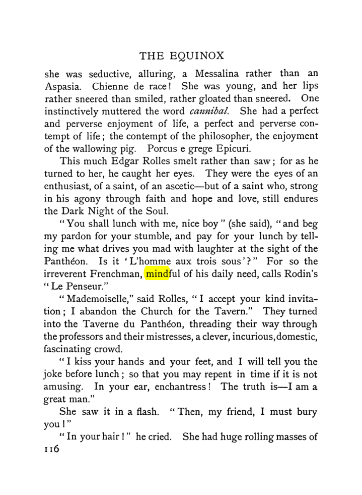 Original scan of The Equinox (Volume I, Number VI), PDF page 124