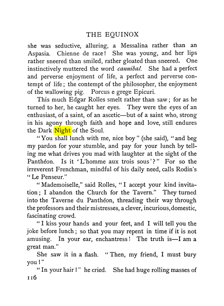 Original scan of The Equinox (Volume I, Number VI), PDF page 124