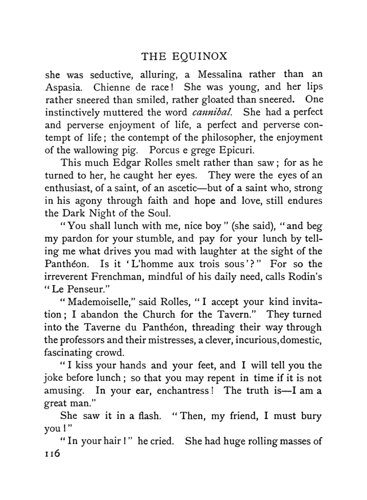 Original scan of The Equinox (Volume I, Number VI), PDF page 124