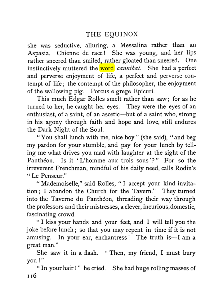 Original scan of The Equinox (Volume I, Number VI), PDF page 124