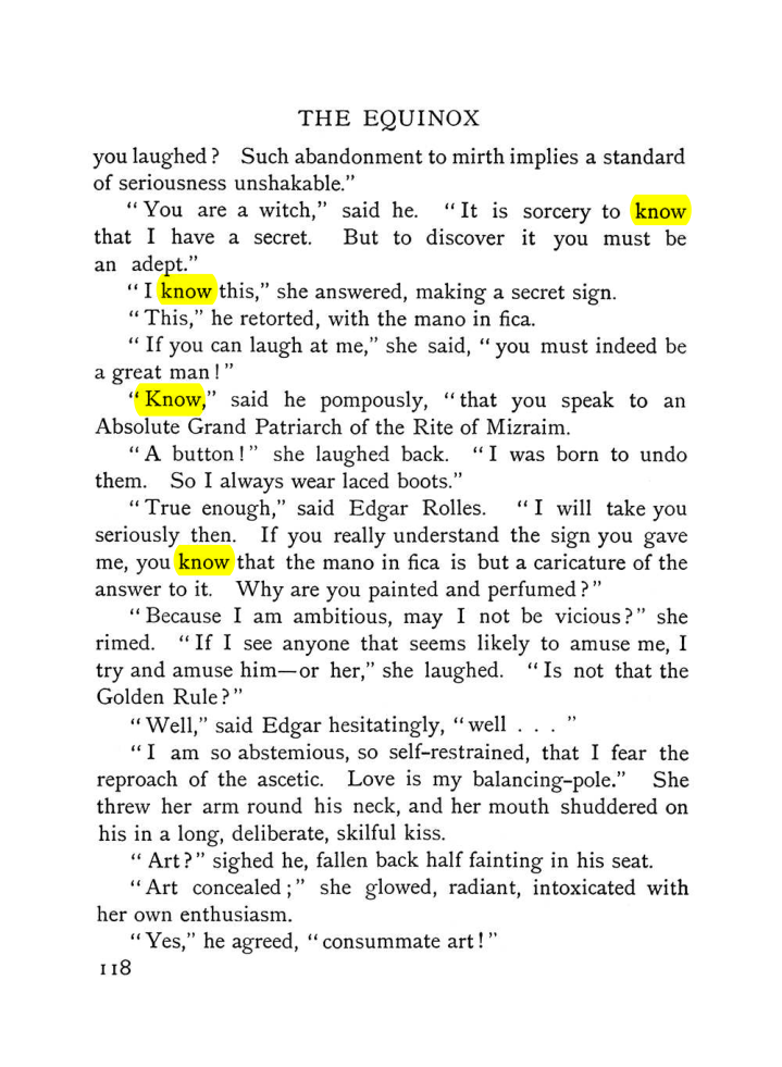 Original scan of The Equinox (Volume I, Number VI), PDF page 126