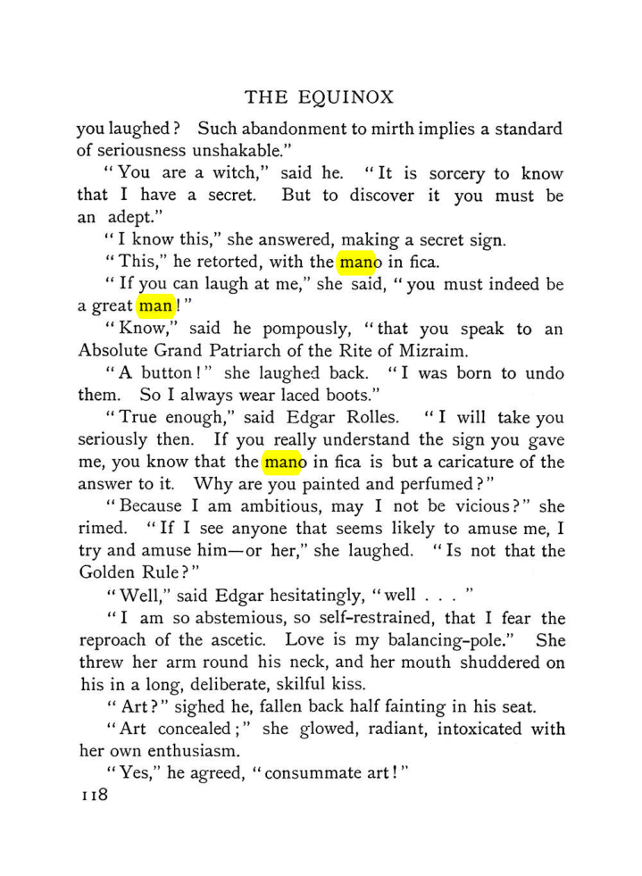 Original scan of The Equinox (Volume I, Number VI), PDF page 126