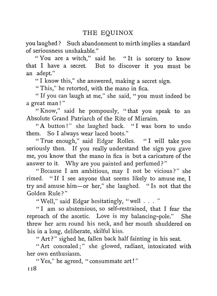 Original scan of The Equinox (Volume I, Number VI), PDF page 126