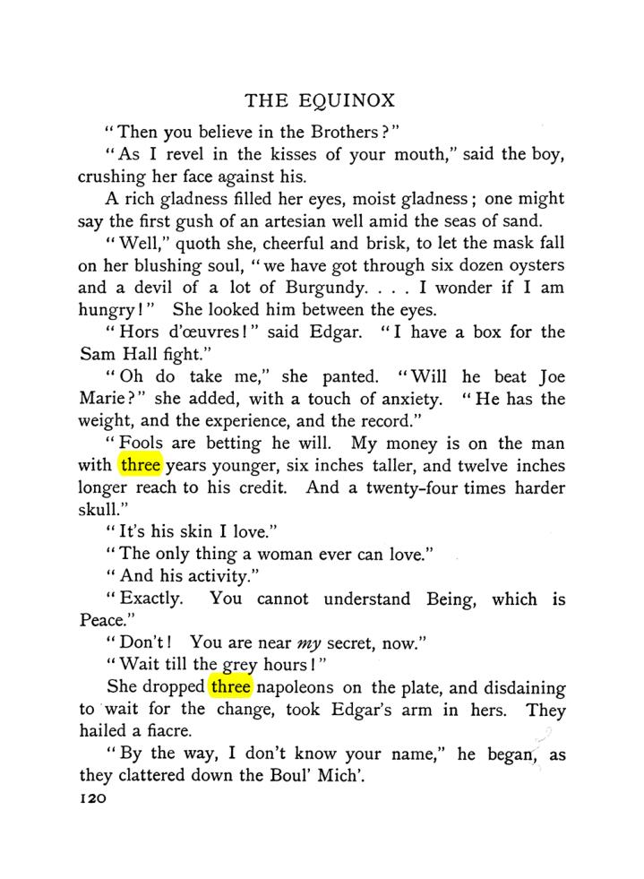 Original scan of The Equinox (Volume I, Number VI), PDF page 128