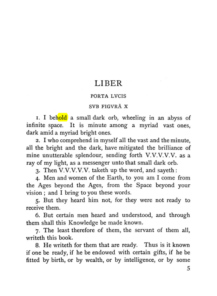 Original scan of The Equinox (Volume I, Number VI), PDF page 13