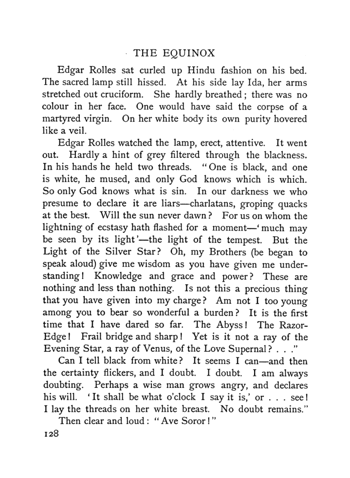 Original scan of The Equinox (Volume I, Number VI), PDF page 136