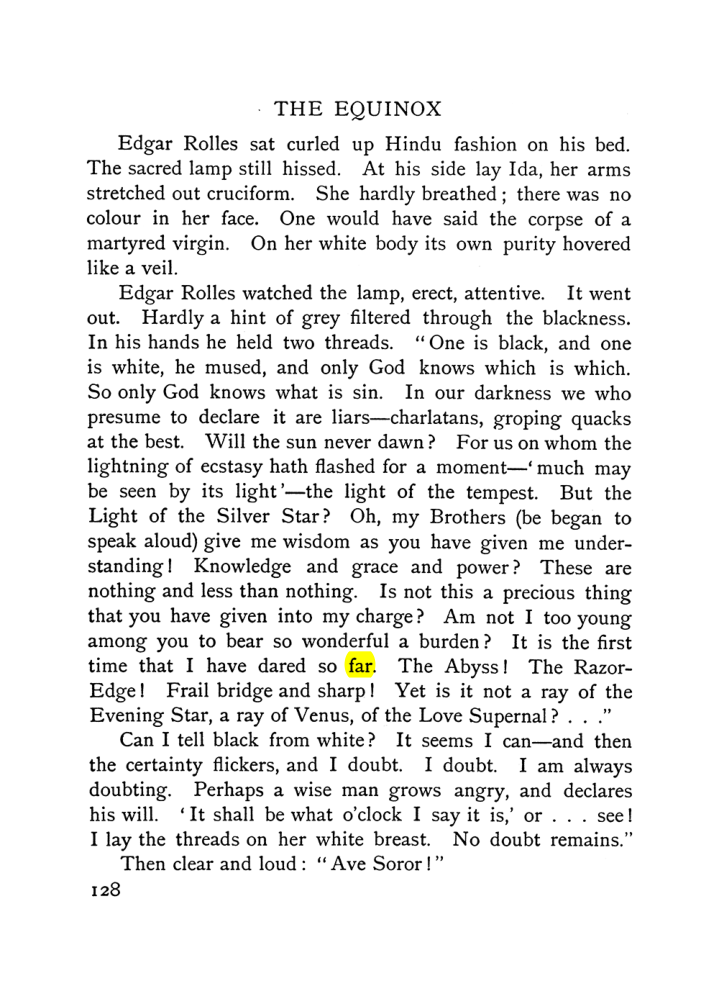 Original scan of The Equinox (Volume I, Number VI), PDF page 136