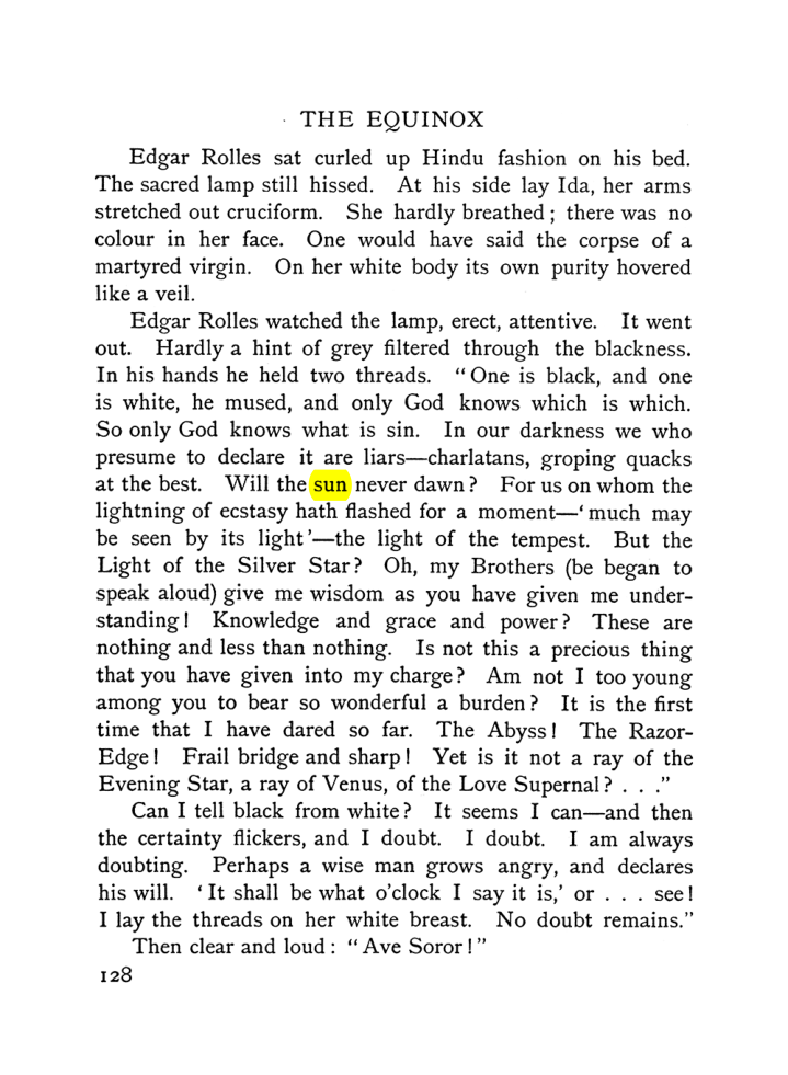 Original scan of The Equinox (Volume I, Number VI), PDF page 136
