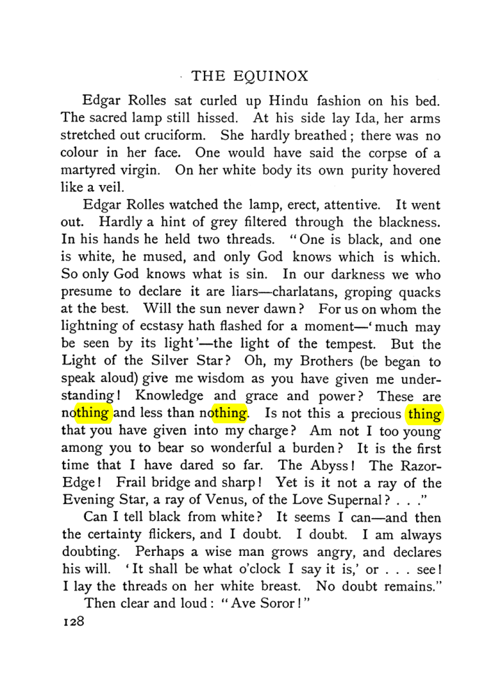Original scan of The Equinox (Volume I, Number VI), PDF page 136