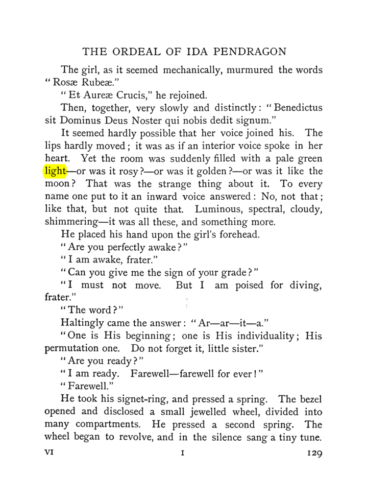 Original scan of The Equinox (Volume I, Number VI), PDF page 137