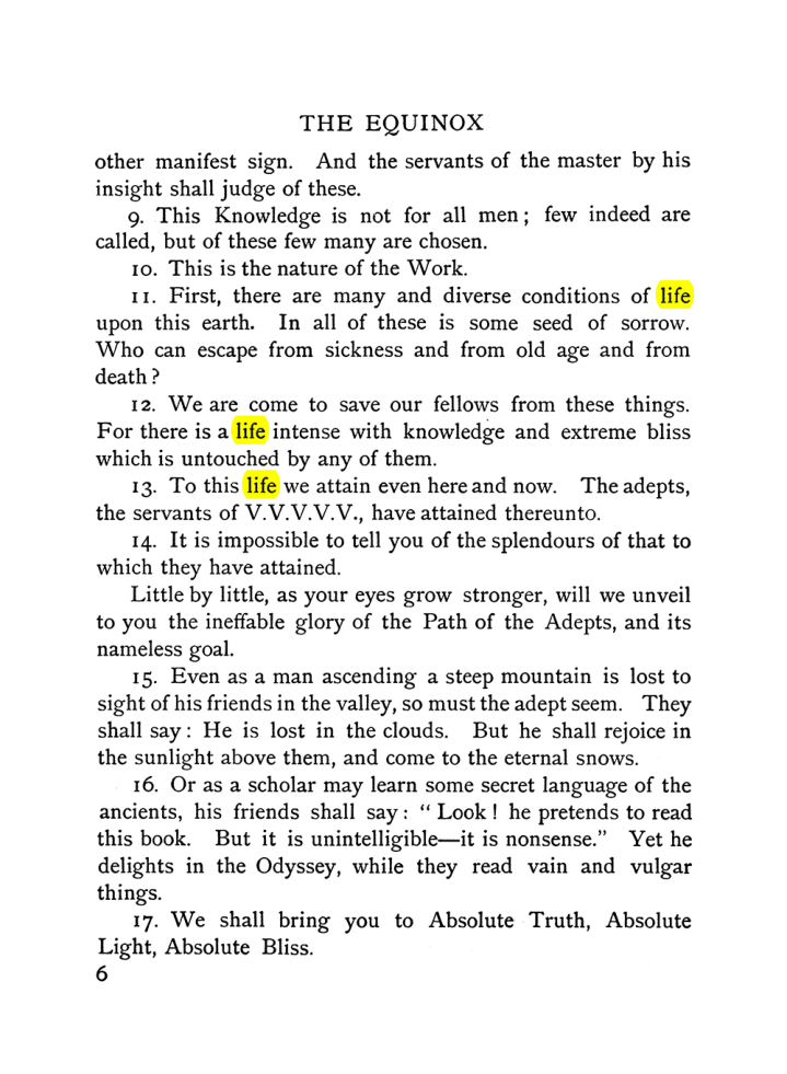 Original scan of The Equinox (Volume I, Number VI), PDF page 14