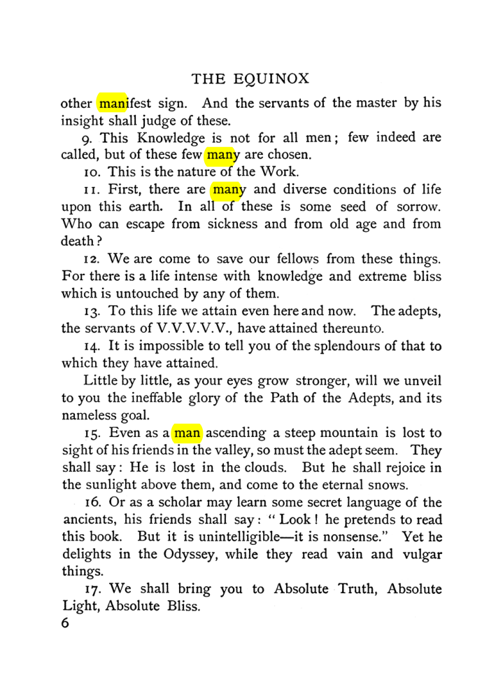 Original scan of The Equinox (Volume I, Number VI), PDF page 14