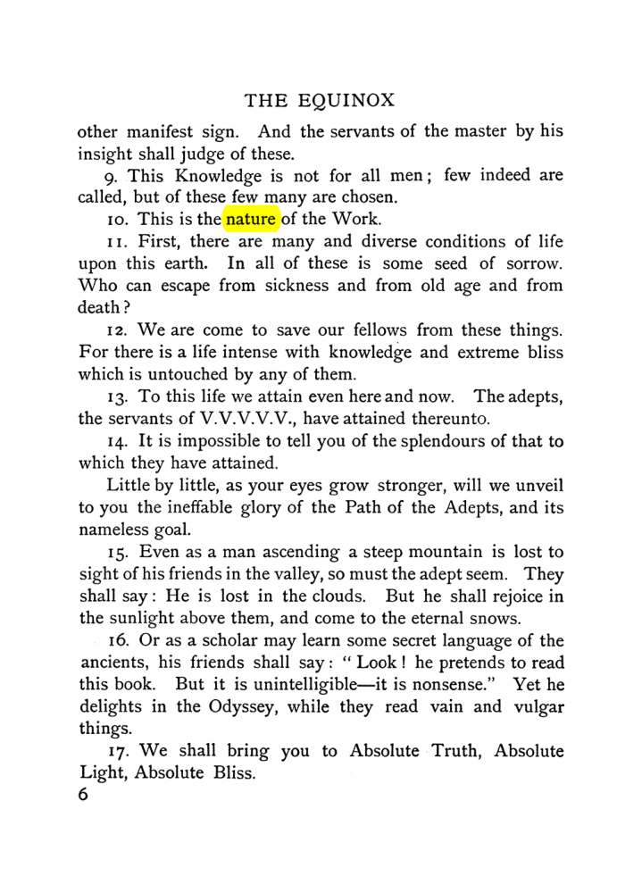 Original scan of The Equinox (Volume I, Number VI), PDF page 14