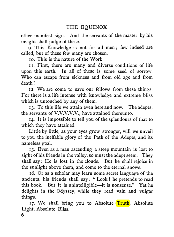 Original scan of The Equinox (Volume I, Number VI), PDF page 14