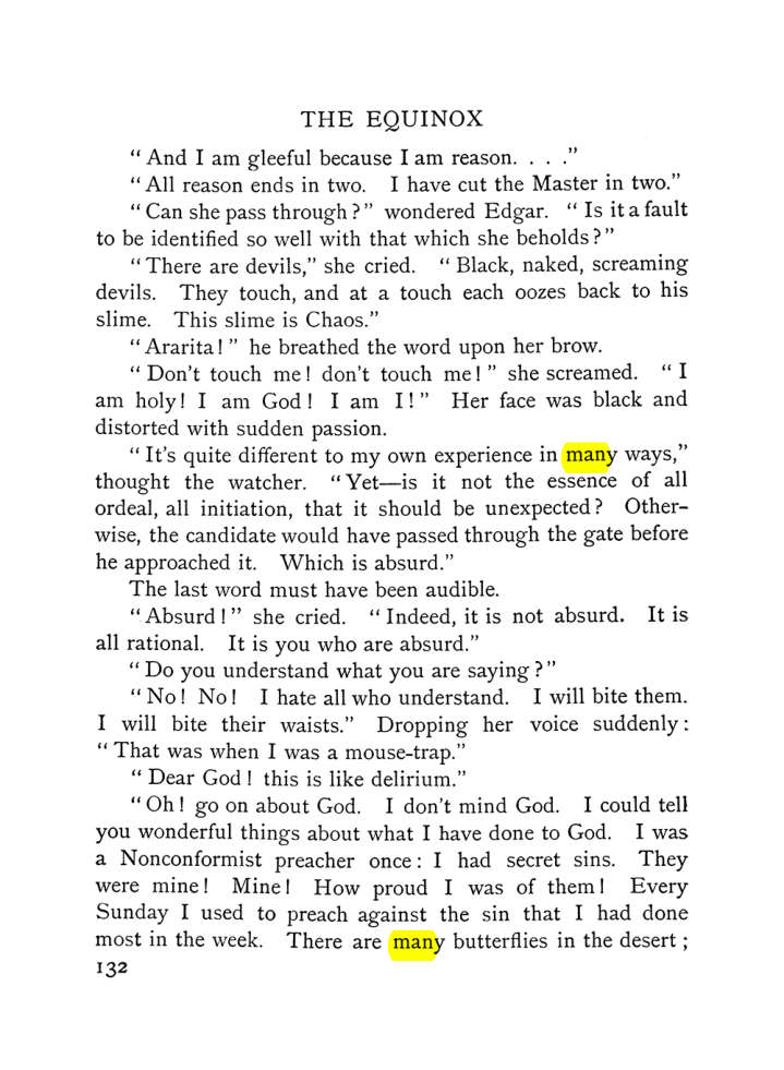 Original scan of The Equinox (Volume I, Number VI), PDF page 140