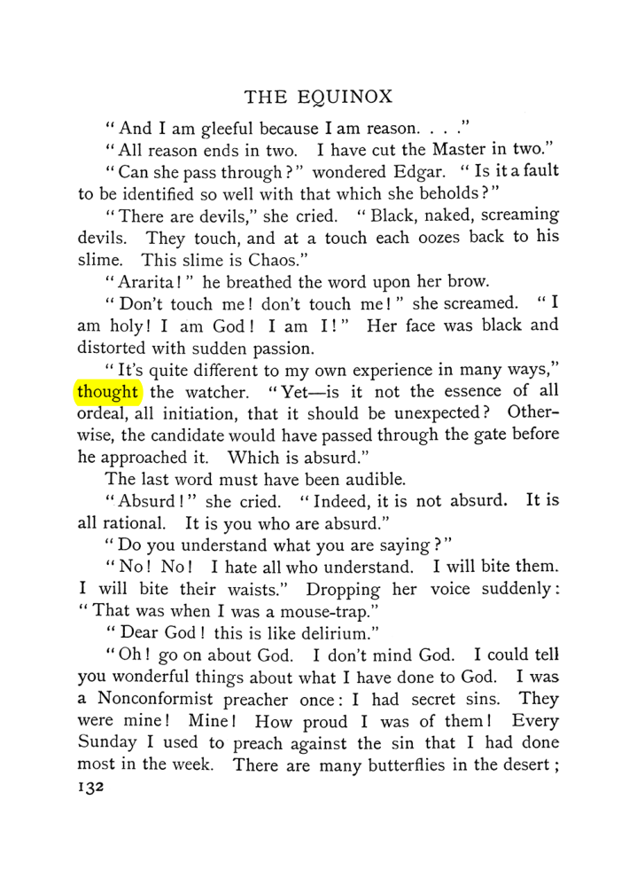Original scan of The Equinox (Volume I, Number VI), PDF page 140