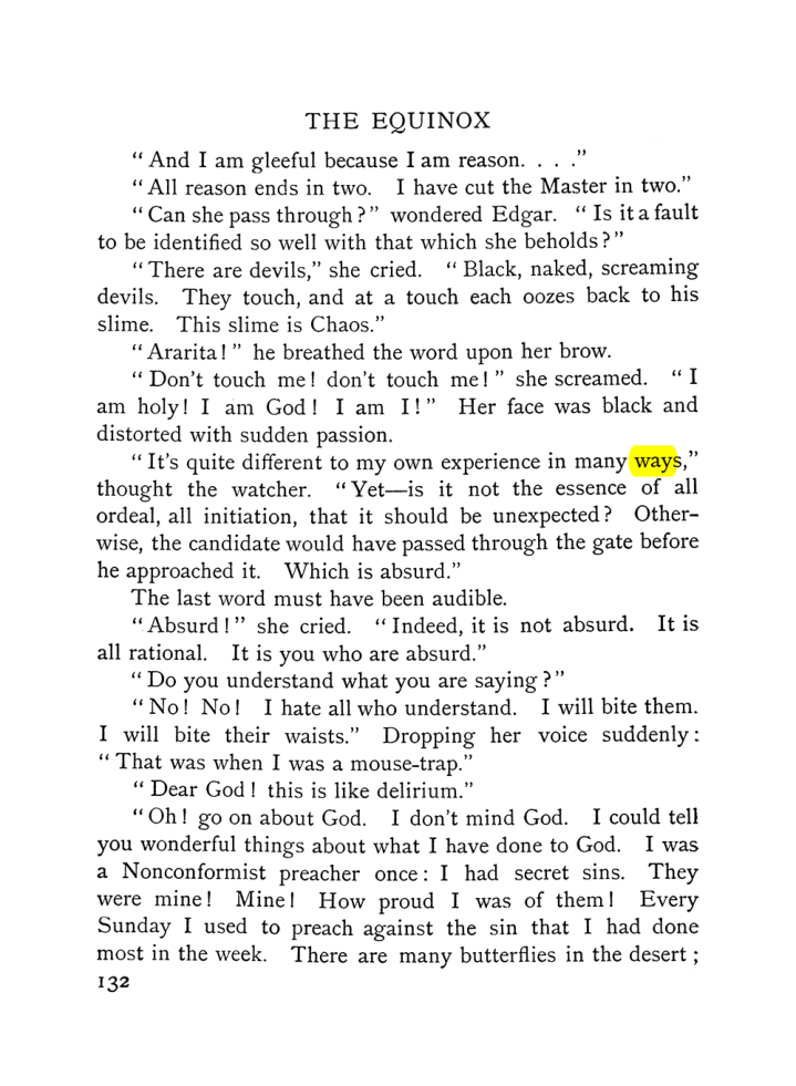 Original scan of The Equinox (Volume I, Number VI), PDF page 140