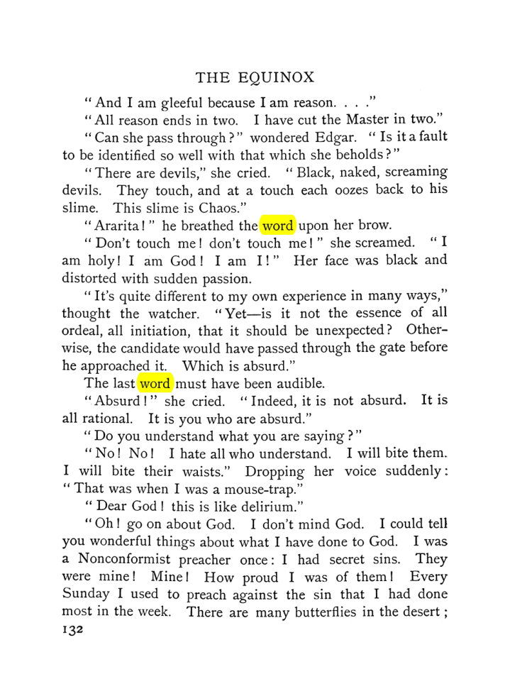 Original scan of The Equinox (Volume I, Number VI), PDF page 140