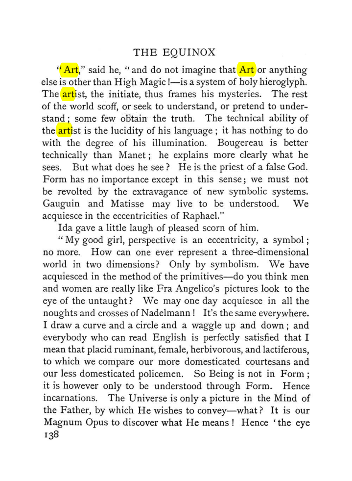 Original scan of The Equinox (Volume I, Number VI), PDF page 146