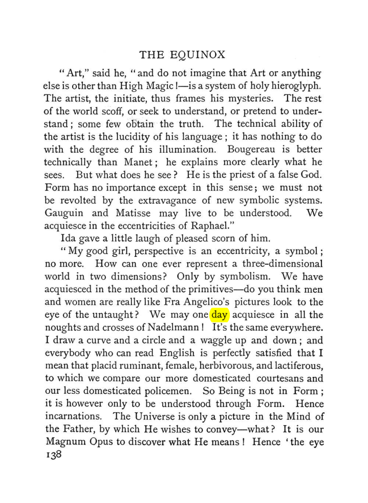 Original scan of The Equinox (Volume I, Number VI), PDF page 146
