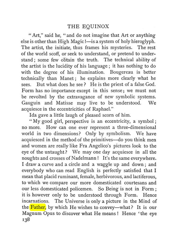 Original scan of The Equinox (Volume I, Number VI), PDF page 146