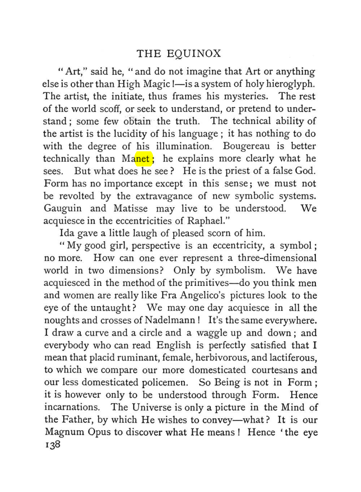 Original scan of The Equinox (Volume I, Number VI), PDF page 146