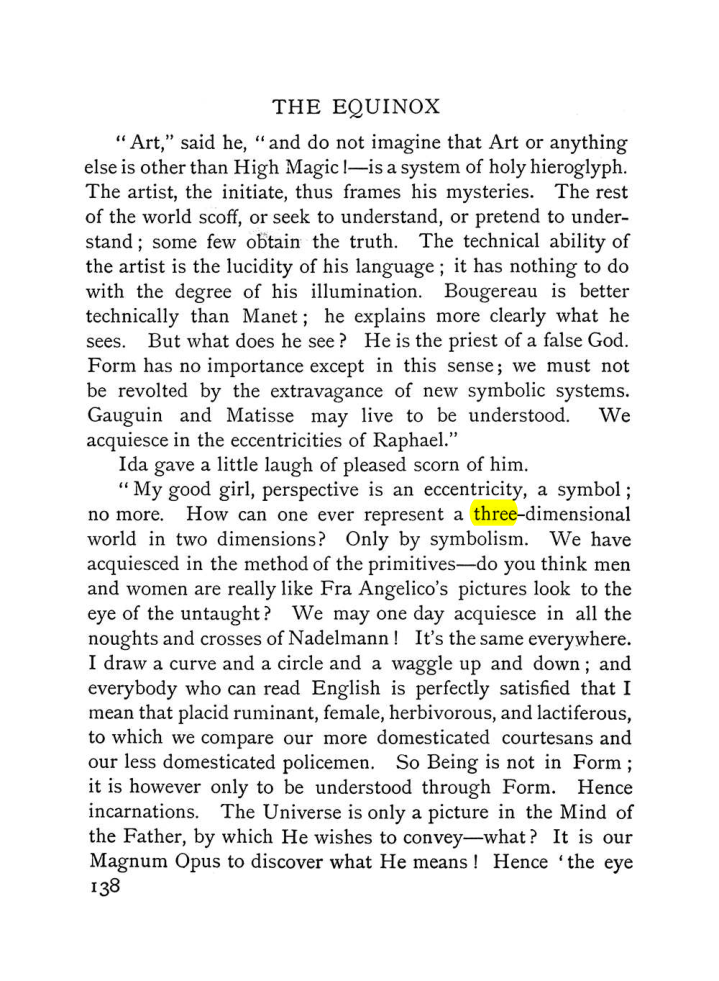 Original scan of The Equinox (Volume I, Number VI), PDF page 146