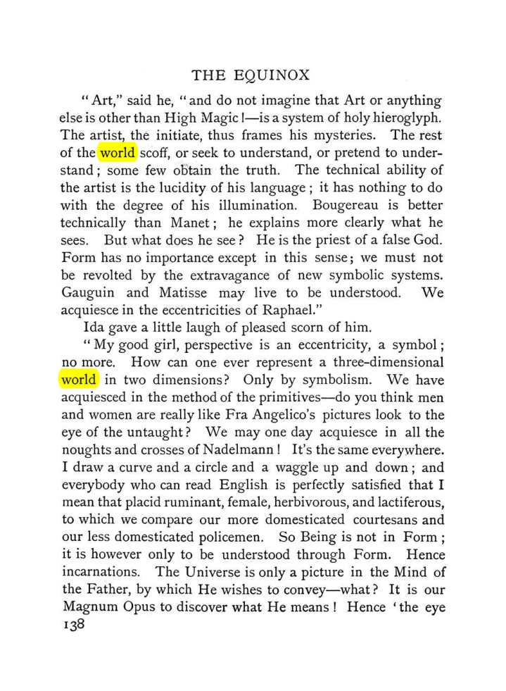 Original scan of The Equinox (Volume I, Number VI), PDF page 146