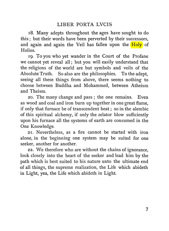 Original scan of The Equinox (Volume I, Number VI), PDF page 15