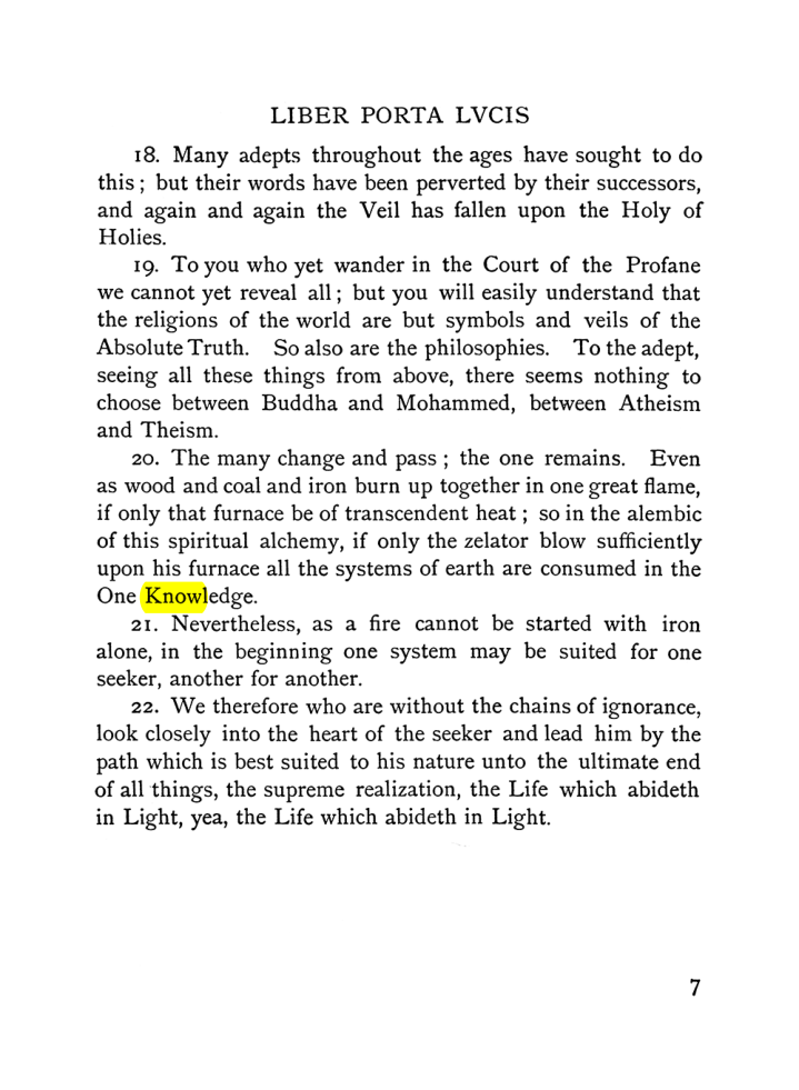 Original scan of The Equinox (Volume I, Number VI), PDF page 15