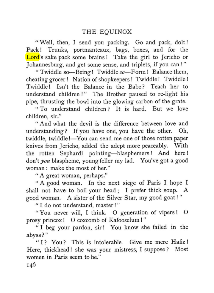 Original scan of The Equinox (Volume I, Number VI), PDF page 154
