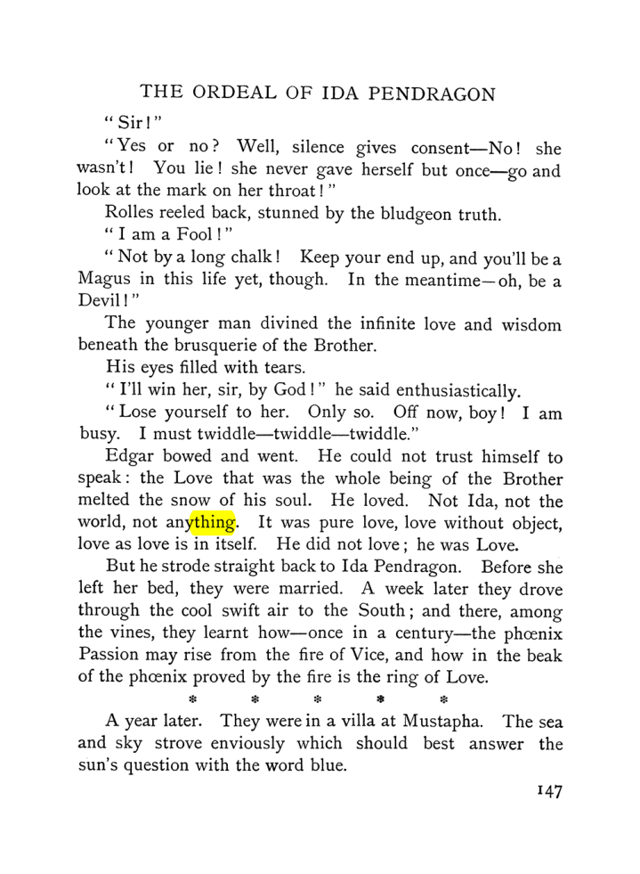 Original scan of The Equinox (Volume I, Number VI), PDF page 155