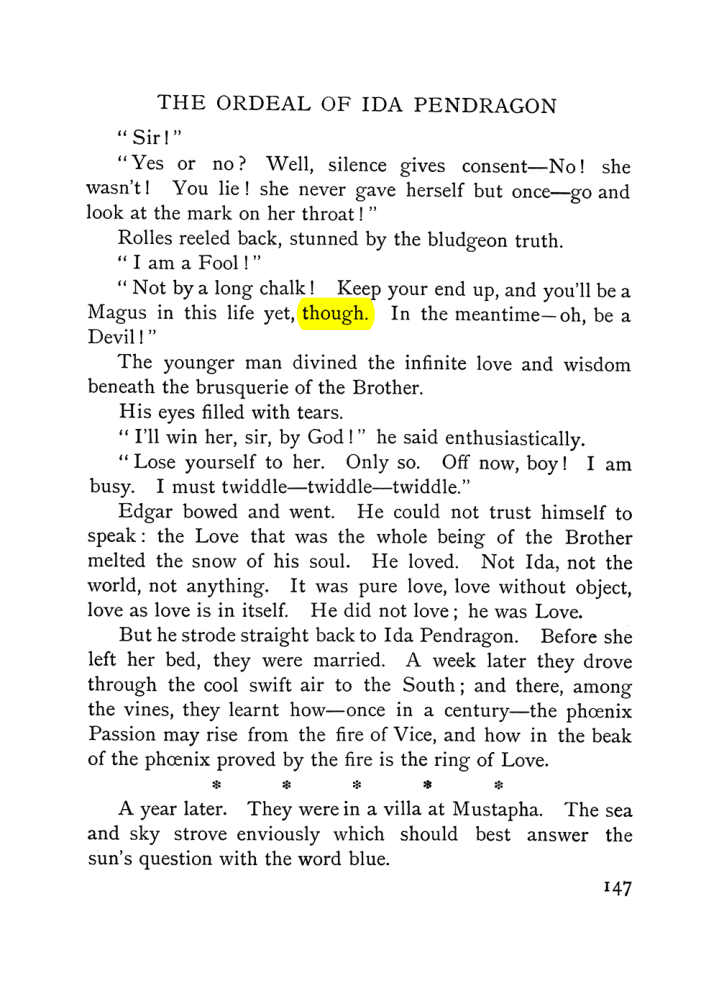 Original scan of The Equinox (Volume I, Number VI), PDF page 155