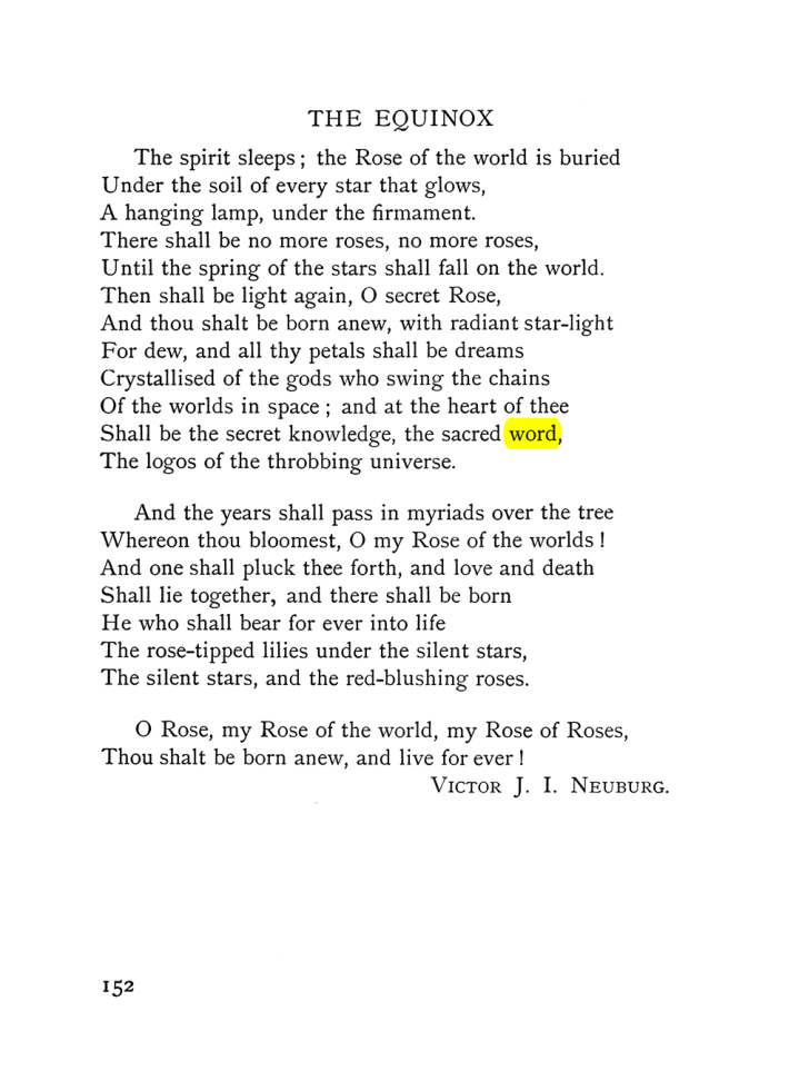 Original scan of The Equinox (Volume I, Number VI), PDF page 160