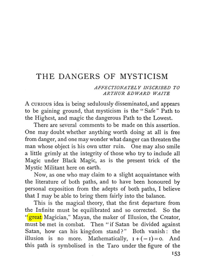 Original scan of The Equinox (Volume I, Number VI), PDF page 161