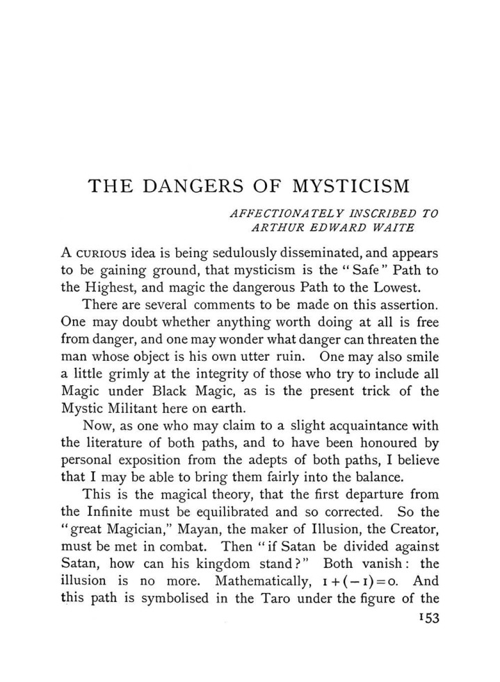 Original scan of The Equinox (Volume I, Number VI), PDF page 161