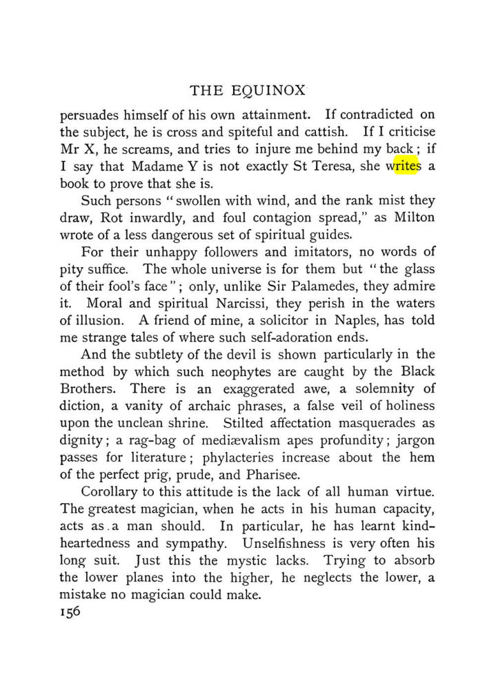 Original scan of The Equinox (Volume I, Number VI), PDF page 164