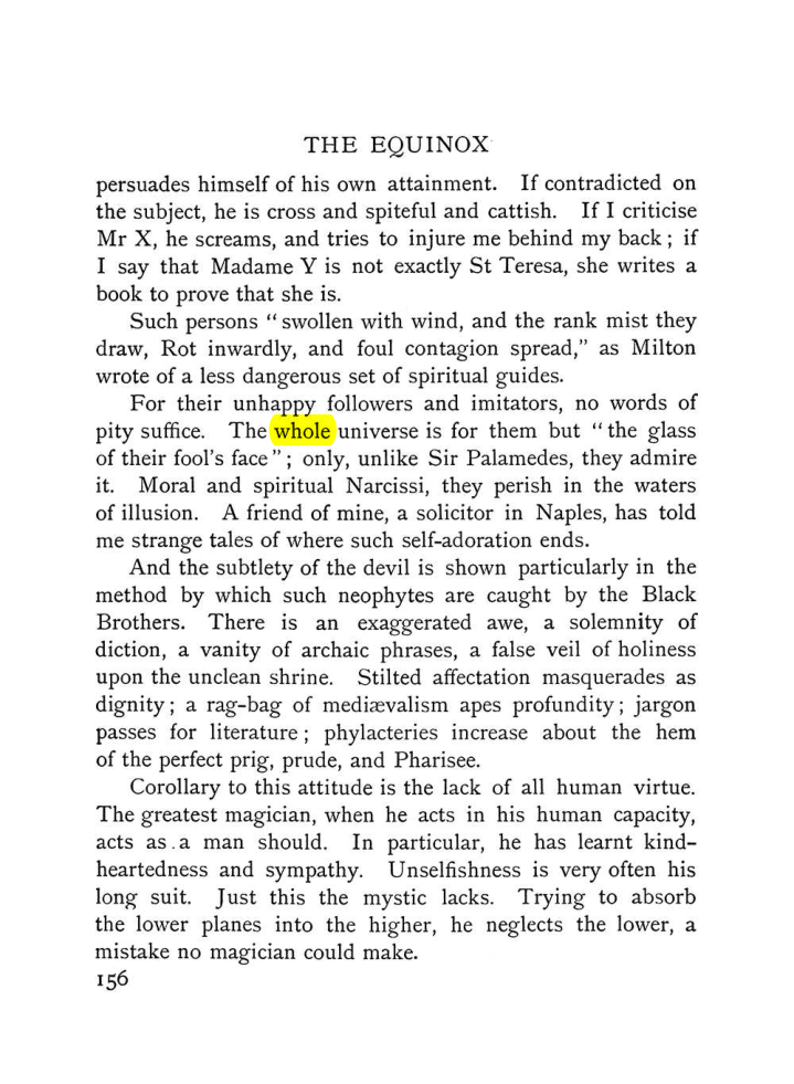 Original scan of The Equinox (Volume I, Number VI), PDF page 164