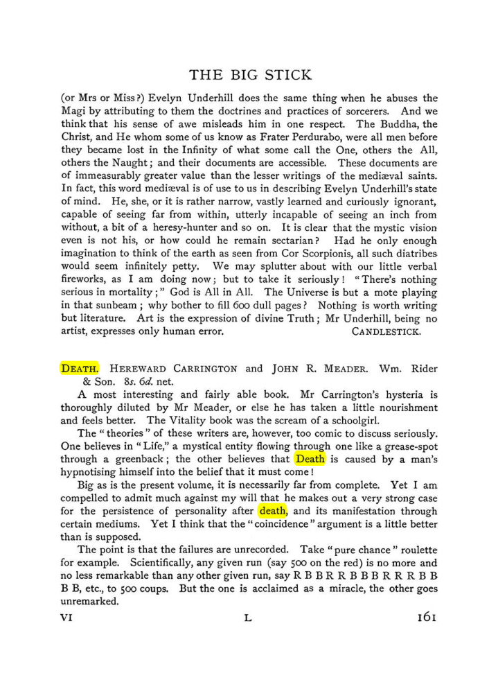 Original scan of The Equinox (Volume I, Number VI), PDF page 169