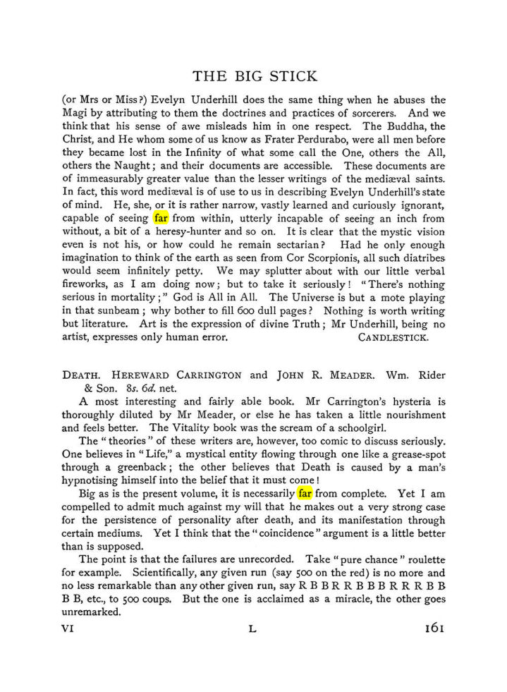 Original scan of The Equinox (Volume I, Number VI), PDF page 169