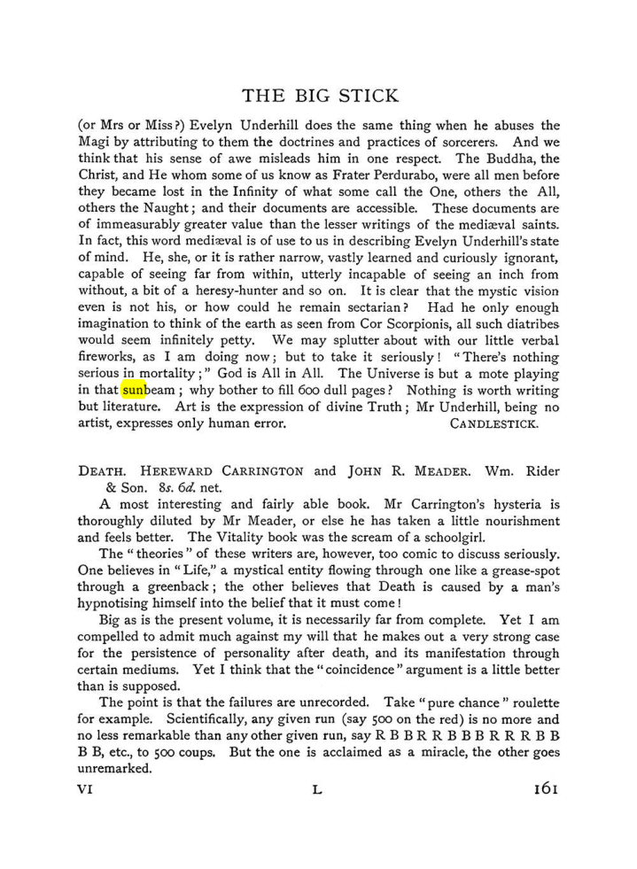 Original scan of The Equinox (Volume I, Number VI), PDF page 169