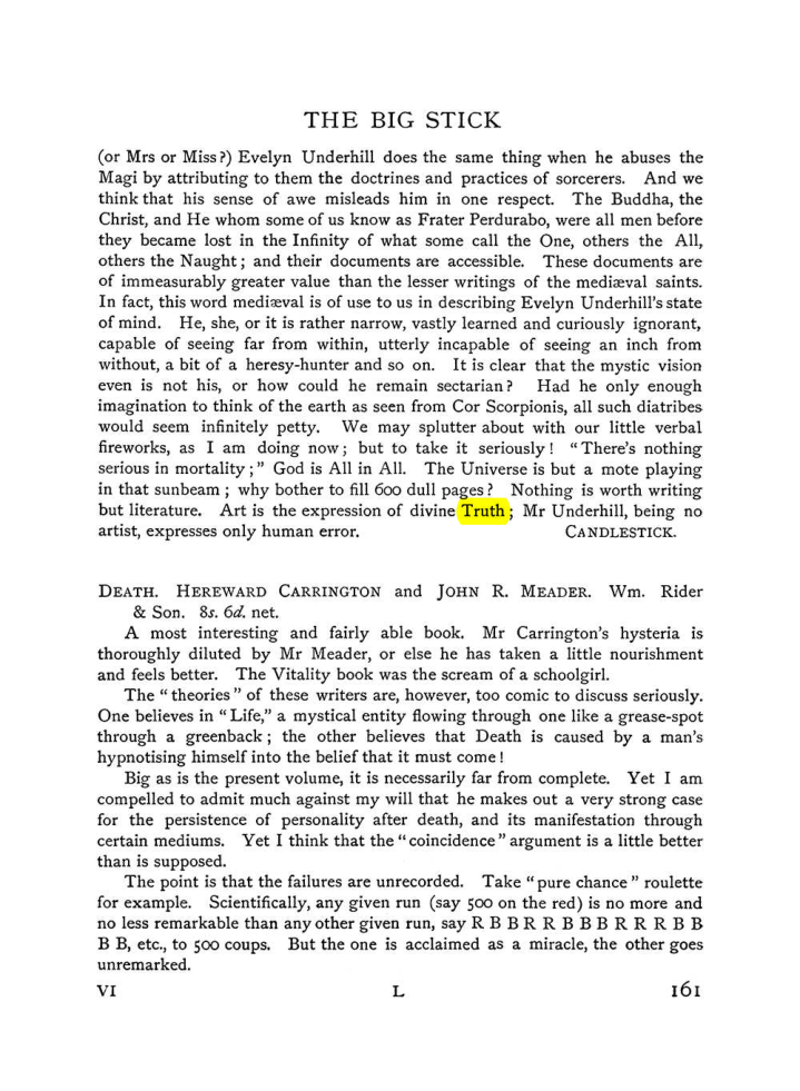 Original scan of The Equinox (Volume I, Number VI), PDF page 169