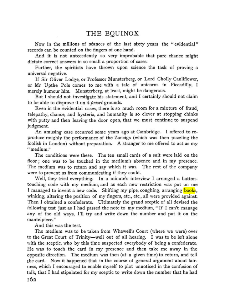 Original scan of The Equinox (Volume I, Number VI), PDF page 170