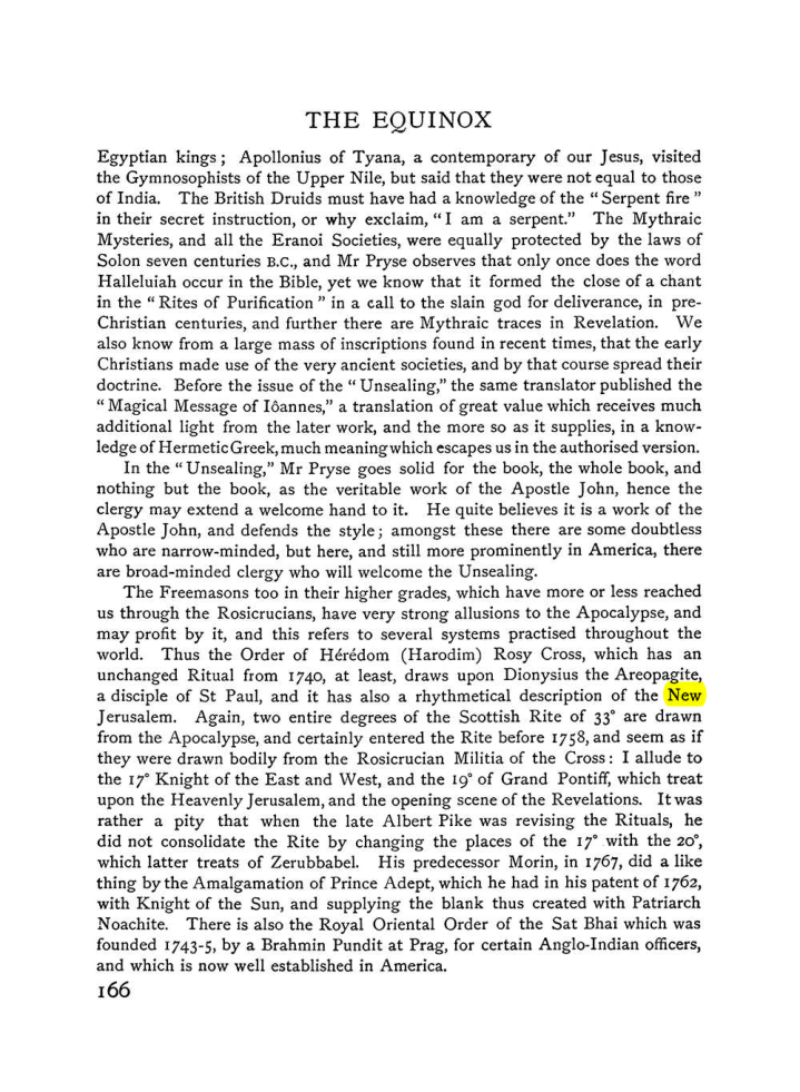 Original scan of The Equinox (Volume I, Number VI), PDF page 174