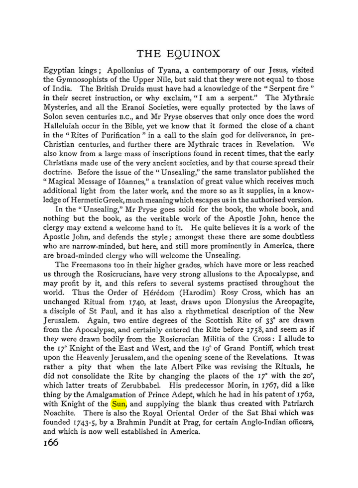 Original scan of The Equinox (Volume I, Number VI), PDF page 174
