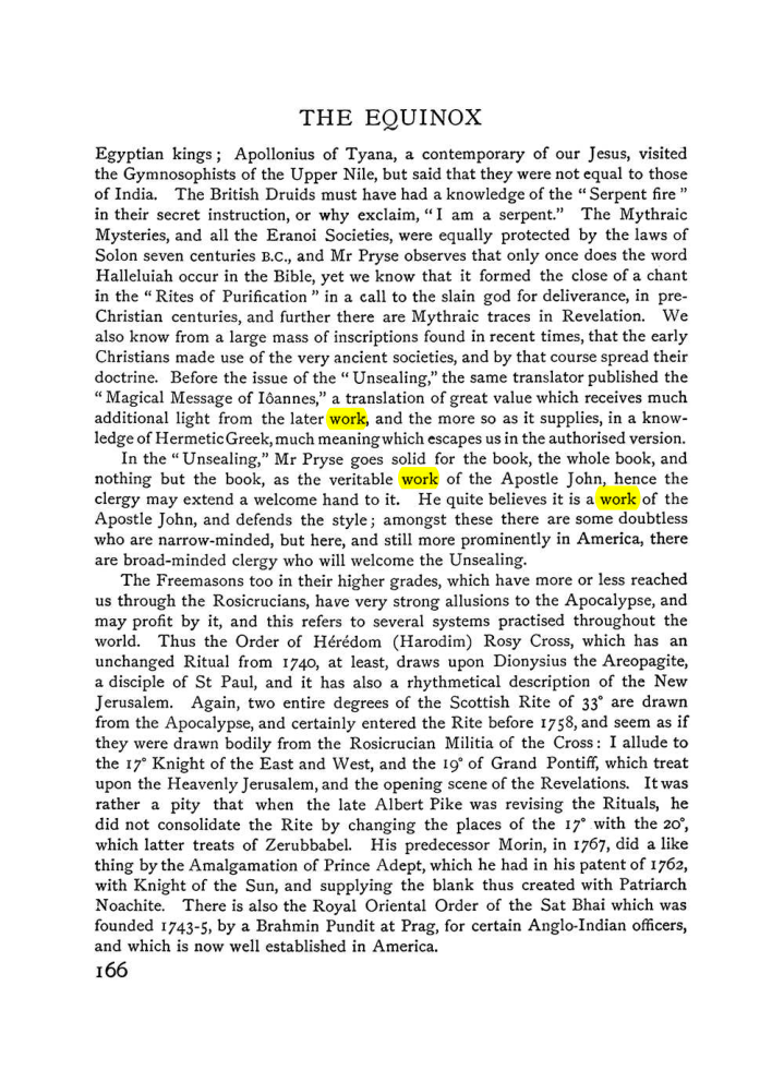 Original scan of The Equinox (Volume I, Number VI), PDF page 174