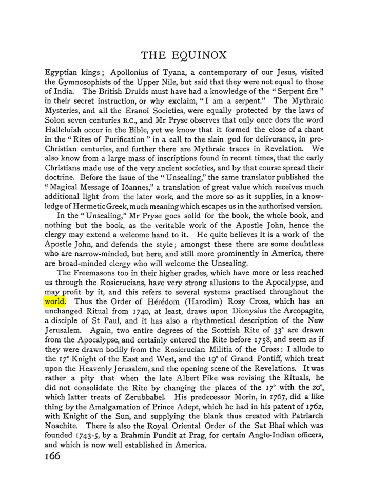 Original scan of The Equinox (Volume I, Number VI), PDF page 174