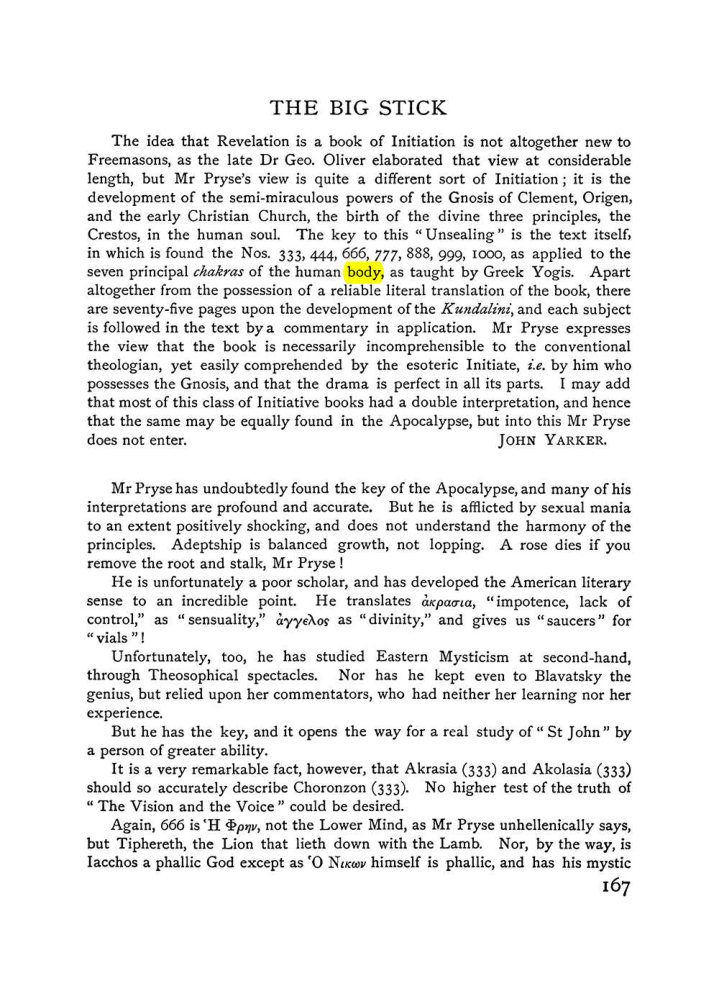 Original scan of The Equinox (Volume I, Number VI), PDF page 175