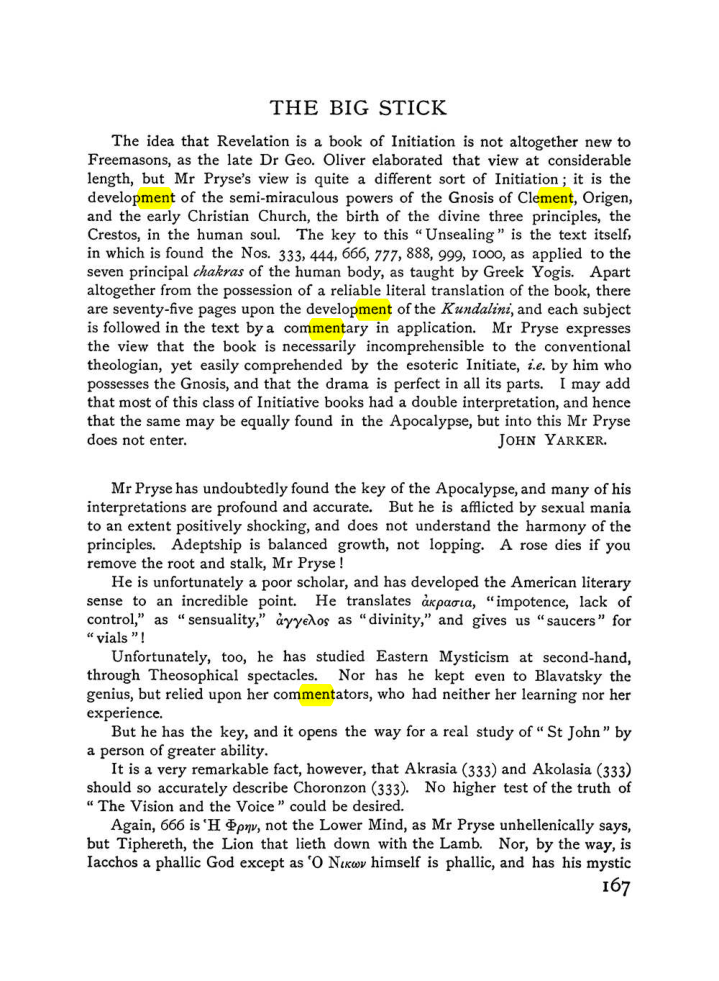 Original scan of The Equinox (Volume I, Number VI), PDF page 175