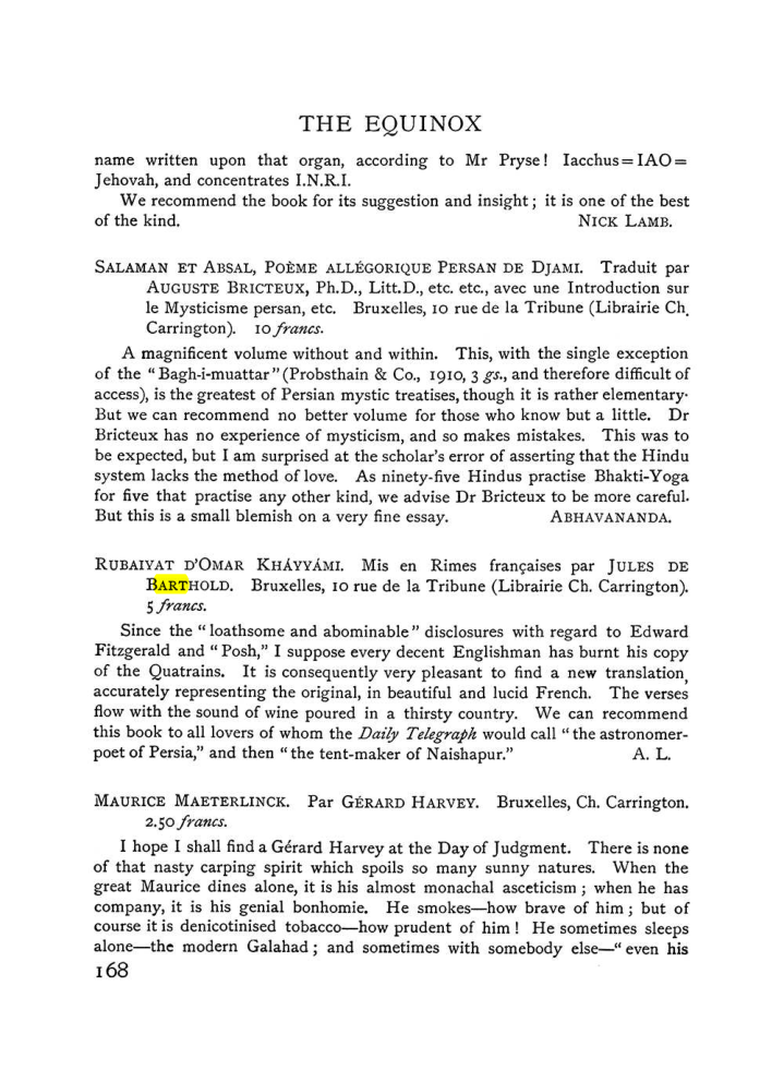 Original scan of The Equinox (Volume I, Number VI), PDF page 176